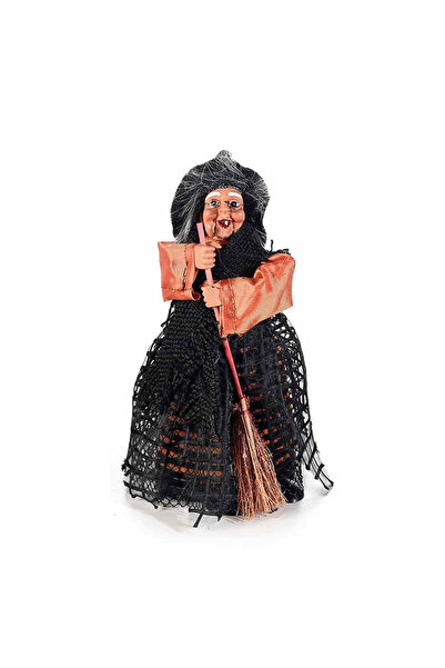 Decorer Figurină Vrăjitoare de Halloween Befana II 9x8x18 cm H