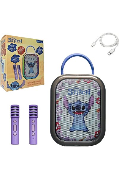 LEXIBOOK Ασύρματο Ηχείο με Μικρόφωνο: Stitch Bluetooth Καραόκε με 2 Ασύρματα ...