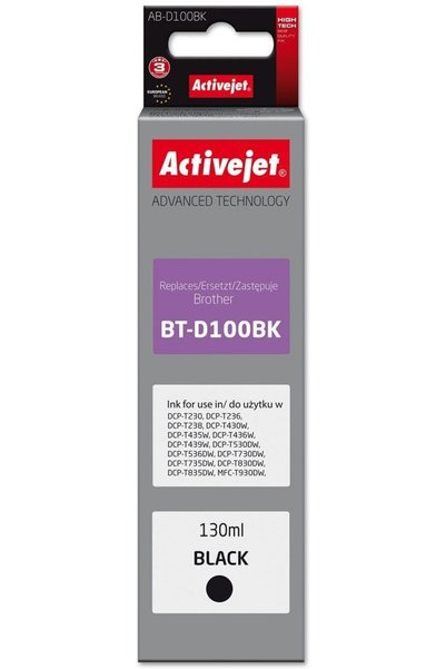 ActiveJet Φυσίγγιο μελάνης για εκτυπωτές Brother, Αντικατάσταση για Brother B...
