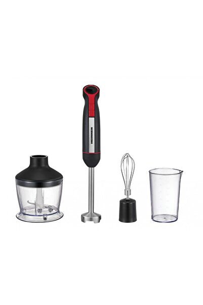 Heinner HHB-DC1200BKRD Set blender de mână 1200W cu tocător, tel și cană gradată