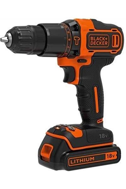 Black&Decker Δράπανο Black & Decker Μαύρο, Πορτοκαλί 1400 σ.α.λ. - (BDCHD18-QW)