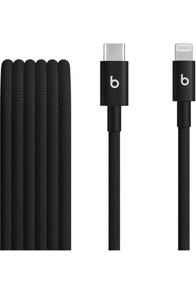Apple Καλώδια Beats USB-C σε Lightning 1.5μ / Μαύρο - (MDGK4ZM/A)
