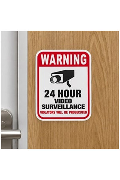 OEM Surveillance Camera Sticker 14x18cm
