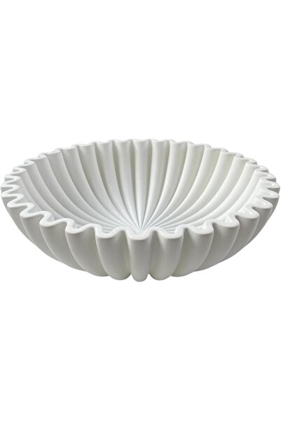 THE WHITE SHOP وعاء زخرفي - أوعية زخرفية لديكور المنزل - وعاء ديكور منزلي عصر...