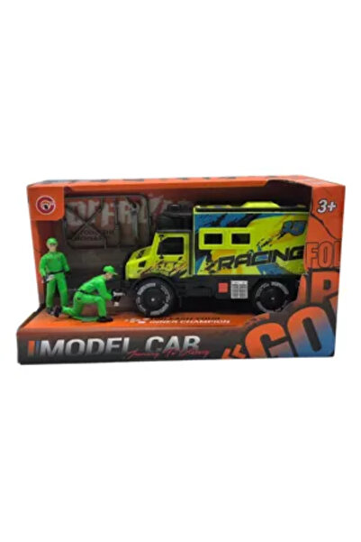 Generic Brand Jucărie Set Autorulotă cu Figurine Mecanici și Accesorii, Set d...