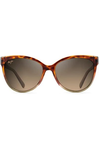 Maui Jim نظارات شمسية نسائية Qxolu'olu على شكل عين القطة