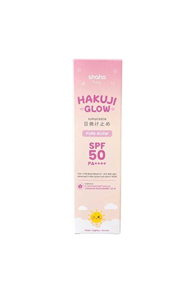 SHAHA hakuji glow pure glow spf50