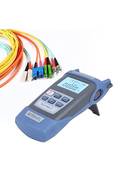 ASHATA Fiber Optical Power Meter with Visual Fault Locator, 15KM FC SC ST Uni...