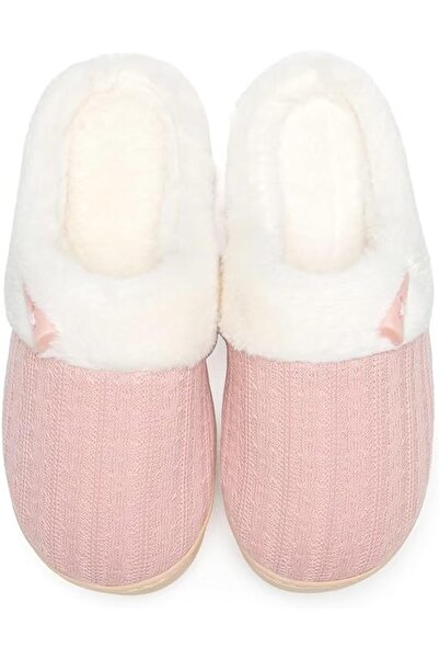 GENERAL NineCiFun Women's Slip on Fuzzy Slippers Memory Foam House Slippers O...
