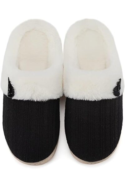 GENERAL NineCiFun Women's Slip on Fuzzy Slippers Memory Foam House Slippers O...