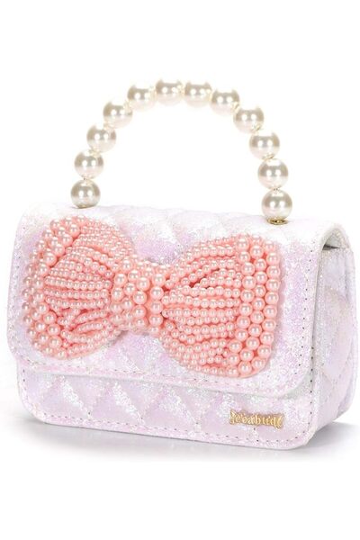 KASTWAVE Girls Bow Purse, Little Girl Purse, Kids Baby Sparkly Bow Handbags, ...