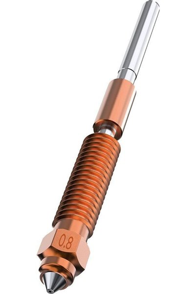 Creality Ακροφύσιο Unicorn ταχείας αλλαγής 0.8mm 1 τεμάχιο Χρώμιο Ζιρκόνιο Χα...
