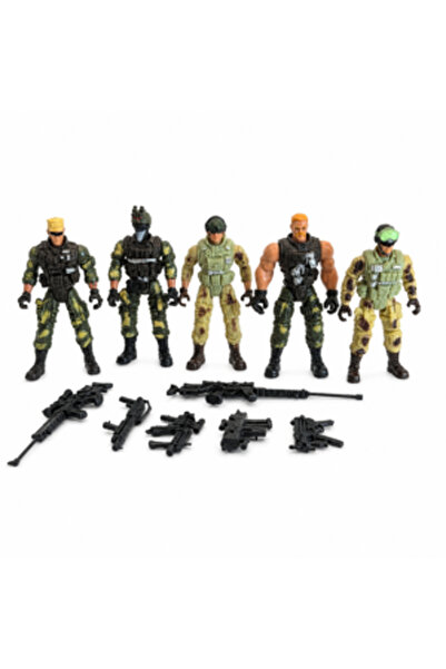 Generic Brand SET 6 JUCARII SOLDATI CU ARME