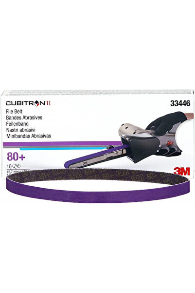 3M Set 10 benzi abrazive Cubitron II File Belt 33446, granulatie P80, 457 x 1...