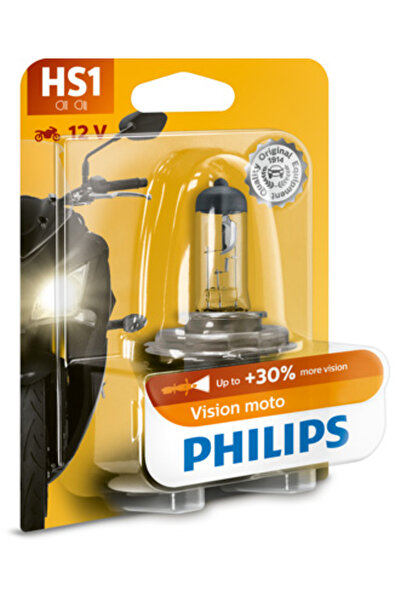 Philips Bec moto far faza lunga HS1 Vision 12 V, 35/35W, blister, 12636BW