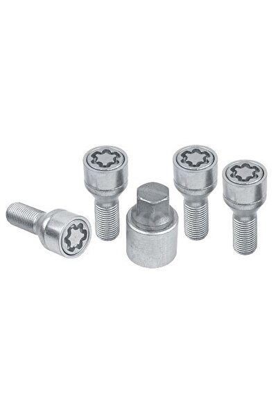 sicustar Set suruburi antifurt roti VN160, M12 x 1.50 x 60, hexagon, cheie 17...