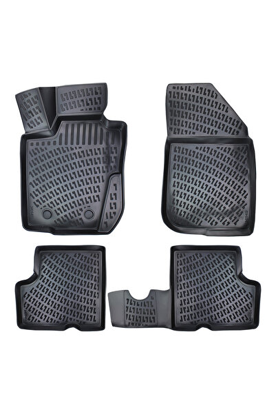 Umbrella Set covorase auto din cauciuc, 58089, pentru Dacia Duster 4x4 2010-2017