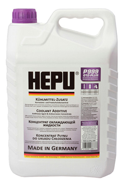 HEPU Antigel concentrat P999 G12 Plus, volum 5 litri, mov