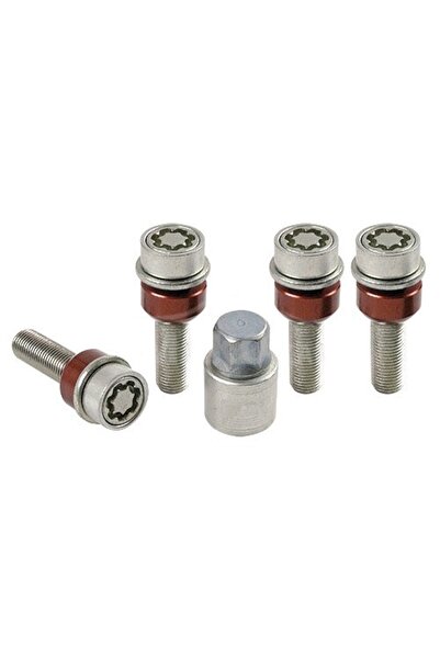 sicustar Set suruburi antifurt roti VN550RAR14, M14 x 1.50 x 50, hexagon, che...