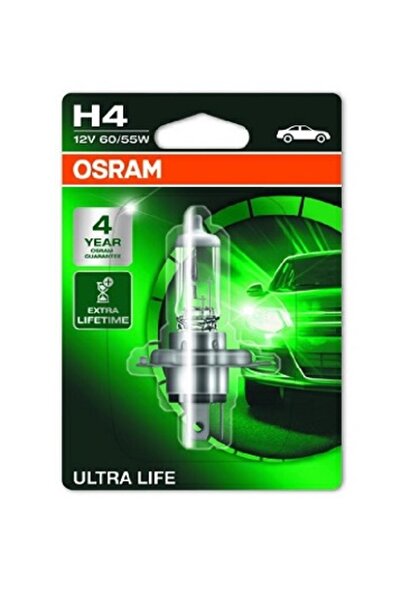 Osram Bec far fază lungă 12 V, H4 60/55 W Ultra Life, blister, 1 buc. 64193UL...