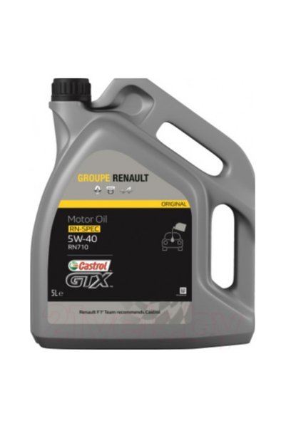 Renault Ulei de motor CASTROL GTX 5W40 7711943691, volum 5 litri, sintetic