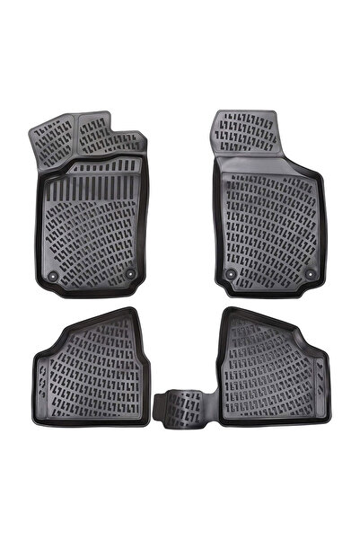 Umbrella Set covorase auto din cauciuc 110172, TPE, negru, pentru Opel Corsa ...