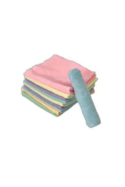 Generic Brand Set of 5 Cloths 30x30 cm – Blue, Soft and Absorbent Material, W...