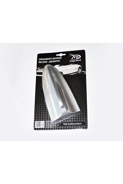 Mega Drive Antena auto ornamentala 43667, forma rechin, culoare argintiu