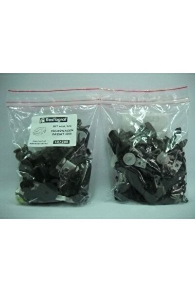 RESTAGRAF Set clipsuri montaj bara fata + aripi A507208, plastic, pentru Volk...