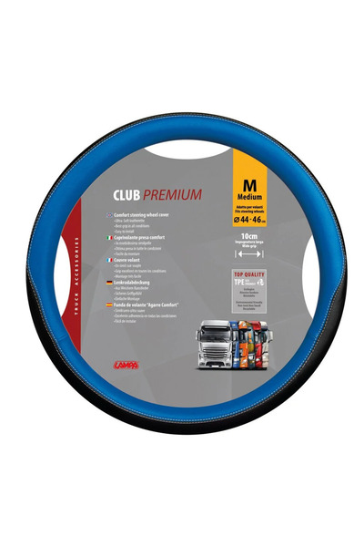 Lampa Husa pentru volan de camion Club LAM98906, din piele ecologica, diametr...