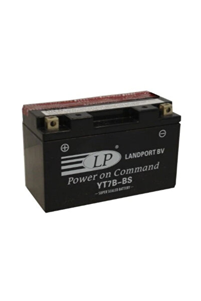 Landport Baterie motocicleta AGM LP YT7B-BS, tensiune 12 V, amperaj 6.5 Ah, c...