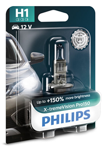 Philips Bec far principal H1 55W 12 V, X-Treme Vision Pro150, blister, 12258X...