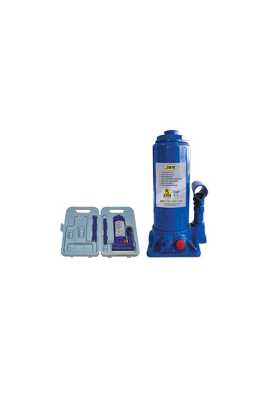 JBM Cric hidraulic in cutie din plastic 00969, capacitate de ridicare 2 tone