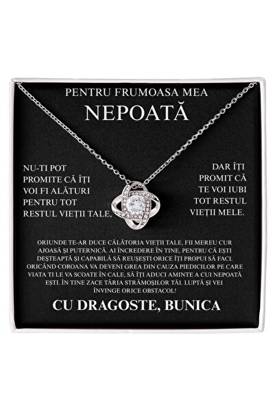 Bijuri Cadou pentru nepoata mea - Colier cu nodul iubirii