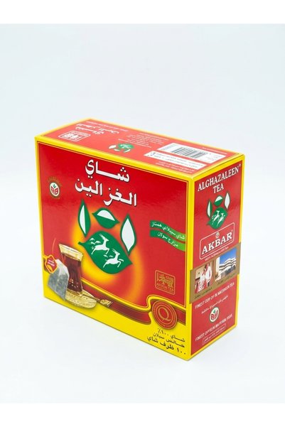 ALGHAZALEE Alghazaleen Tea by Akbar, Pure Ceylon Black Tea, 100 Tea Bags