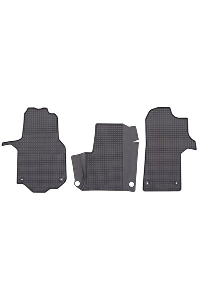 PETEX Set 3 covorase auto din cauciuc 64510PX, negru, parte montare fata, pen...