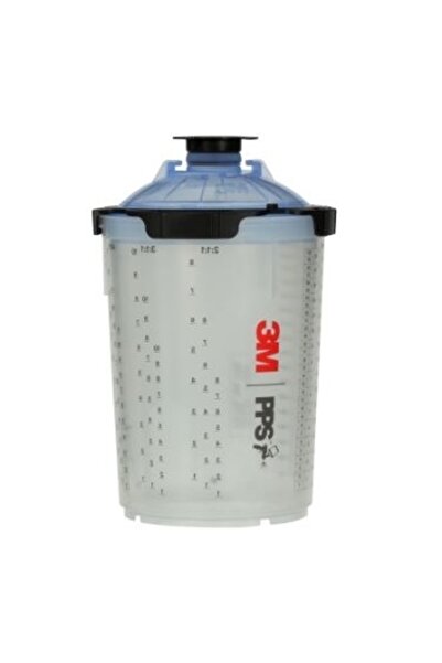 3M Set 50 pahare de vopsea cu capace PPS 2.0 STD 26026, 650 ml, cana mixare, ...