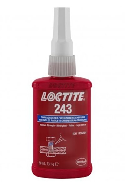 LOCTİTE Asigurator filete 243 1336321, volum recipient 50 ml, nivel de rezist...
