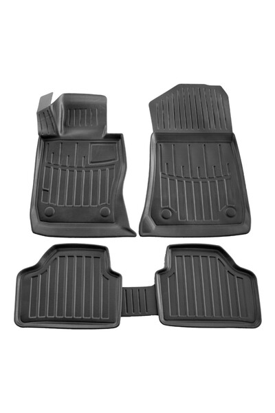 Umbrella Set covorase auto din cauciuc 109718, negru, pentru BMW X1, E84, 200...