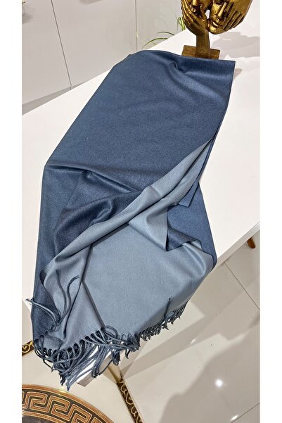 EB SCARF Șal și eșarfă din lână de cașmir, cu efect degrade și cu două fețe