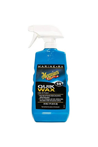 Meguiars Ceara lichida pentru ambarcatiuni Marine Quik Wax M5916MG, 473 ml
