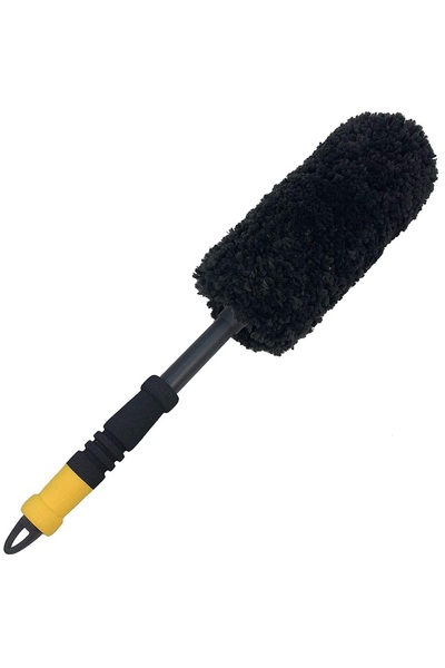 Meguiars Perie mare curatare jante Supreme Wheel Brush, lungime 47 cm, cu man...