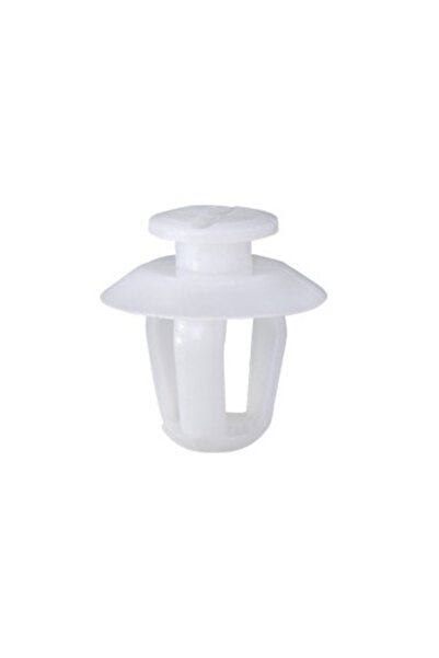 RESTAGRAF Set 8 clipsuri auto A1303, 9.5 mm, plastic, alb, pentru fixare band...