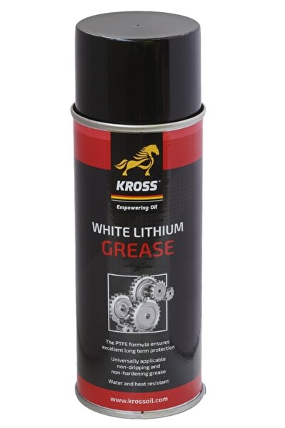 KROSS Spray vaselina alba White Lithium Grease KS-34649, 400 ml, pe baza de l...