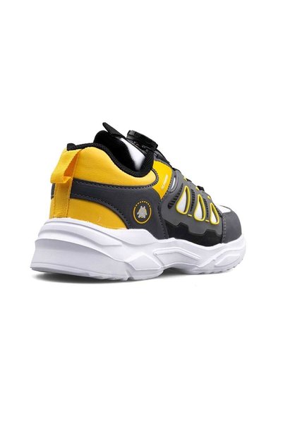 AlbiShoes Kids Mechanismed Smart Lacing Comfortable Sole Winter Skin Children's Sneaker Daily Sports Shoes