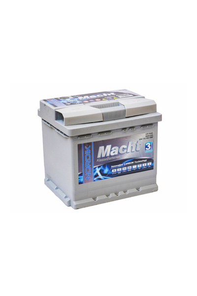 Macht Baterie auto NORDIK 19902, tensiune 12 V, acumulator 56 Ah, 540 A, dime...