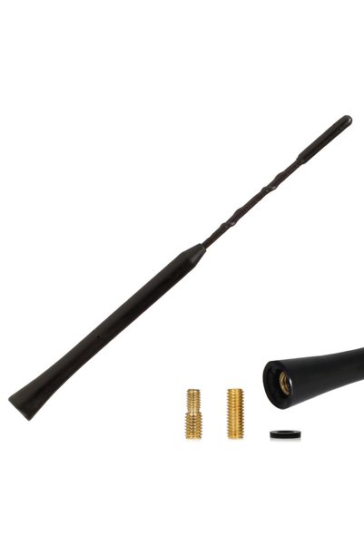 ALCA Antena auto universala 537200, pentru exterior, negru, lungime 23 cm, 2 ...