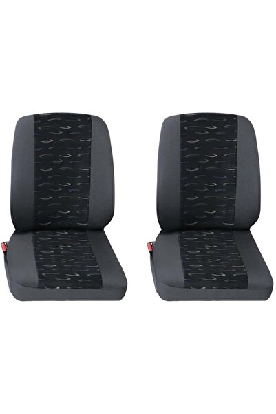 PETEX Set huse pentru scaune auto Profi 2 30070005PX, montare fata, gri/negru...