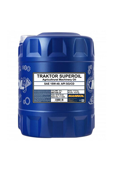 MANNOL Ulei motor Traktor Superoil 15W40 MN7406-20, volum 20 litri, mineral