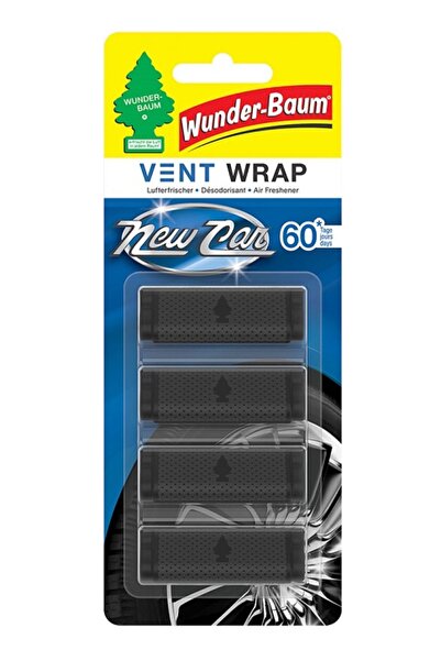 Wunder-Baum Set 4 odorizante auto pentru grila aerisire New Car, fara lichid,...